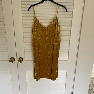 BP Crushed velvet slip dress